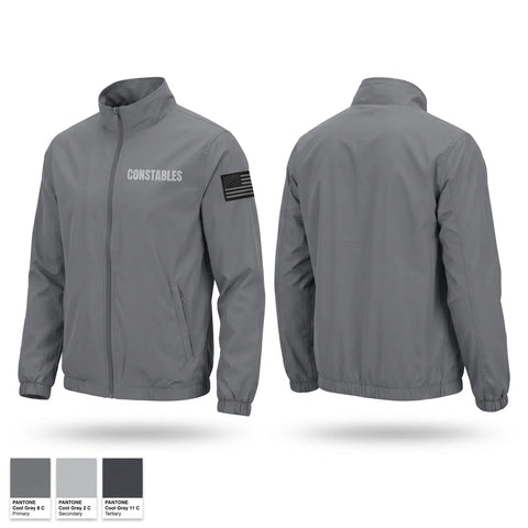 Windbreaker, CONSTABLES, Police, Teamtime, Team time, sublimation, custom sports apparel, team uniforms, spirit wear, spiritwear, sports uniforms, custom shirts, team store, custom team store, fundraiser sports, apparel fundraiser