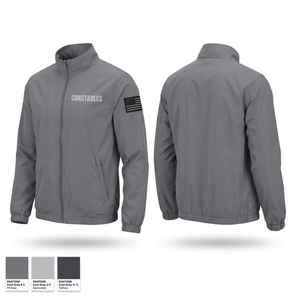 Windbreaker, CONSTABLES, Police, Teamtime, Team time, sublimation, custom sports apparel, team uniforms, spirit wear, spiritwear, sports uniforms, custom shirts, team store, custom team store, fundraiser sports, apparel fundraiser