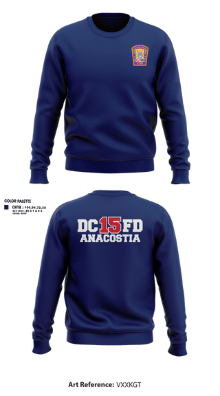 Crew Neck Sweatshirt, Washington DC Fire Department, Fire Department, Teamtime, Team time, sublimation, custom sports apparel, team uniforms, spirit wear, spiritwear, sports uniforms, custom shirts, team store, custom team store, fundraiser sports, apparel fundraiser