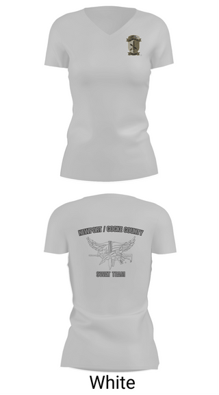 Womens Short Sleeve Vneck Shirt, Cocke County Newport Swat, Police, Teamtime, Team time, sublimation, custom sports apparel, team uniforms, spirit wear, spiritwear, sports uniforms, custom shirts, team store, custom team store, fundraiser sports, apparel fundraiser