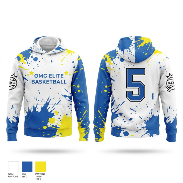 Hoodie, OMG ELITE, Men's Basketball, Teamtime, Team time, sublimation, custom sports apparel, team uniforms, spirit wear, spiritwear, sports uniforms, custom shirts, team store, custom team store, fundraiser sports, apparel fundraiser