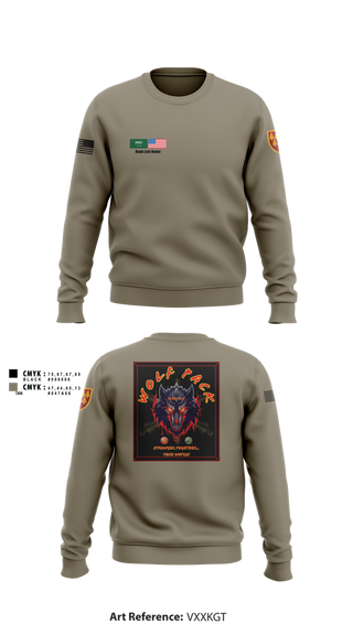 Crew Neck Sweatshirt, B/4-60TH ADAR, Army, Teamtime, Team time, sublimation, custom sports apparel, team uniforms, spirit wear, spiritwear, sports uniforms, custom shirts, team store, custom team store, fundraiser sports, apparel fundraiser