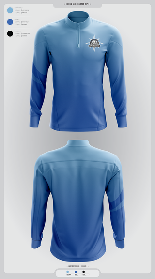 Quarter Zip Jacket, North Stars, Women's Basketball, Teamtime, Team time, sublimation, custom sports apparel, team uniforms, spirit wear, spiritwear, sports uniforms, custom shirts, team store, custom team store, fundraiser sports, apparel fundraiser