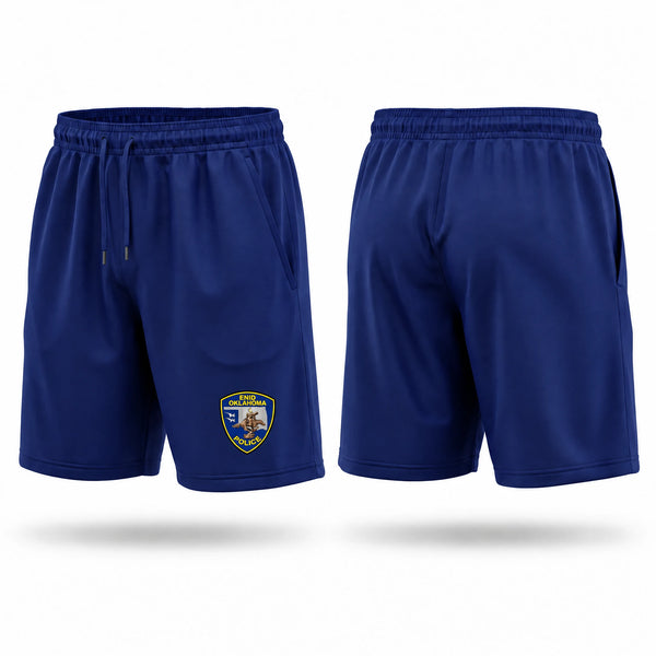 Athletic Shorts With Pockets, Enid Police Department, Police, Teamtime, Team time, sublimation, custom sports apparel, team uniforms, spirit wear, spiritwear, sports uniforms, custom shirts, team store, custom team store, fundraiser sports, apparel fundraiser