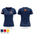 Oscoda Fire Dept Women's Short Sleeve V-neck Shirt - 1