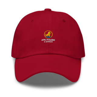 APE Polish & Service 44310358 Classic Dad Hat | Yupoong 6245CM