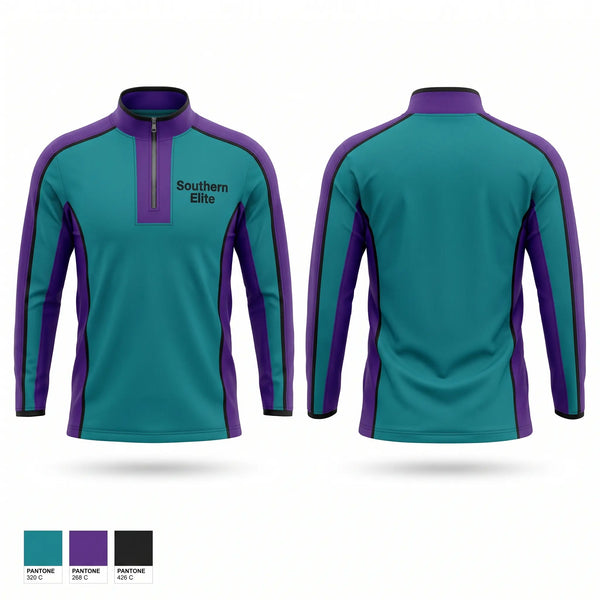 Quarter Zip Jacket, Southern Elite, Softball, Teamtime, Team time, sublimation, custom sports apparel, team uniforms, spirit wear, spiritwear, sports uniforms, custom shirts, team store, custom team store, fundraiser sports, apparel fundraiser
