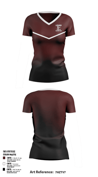 Womens Short Sleeve Vneck Shirt, Lebanon High School Marching Band, , Teamtime, Team time, sublimation, custom sports apparel, team uniforms, spirit wear, spiritwear, sports uniforms, custom shirts, team store, custom team store, fundraiser sports, apparel fundraiser