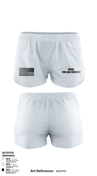 Ranger Panties, Fuego, Fire and Forestry, , Teamtime, Team time, sublimation, custom sports apparel, team uniforms, spirit wear, spiritwear, sports uniforms, custom shirts, team store, custom team store, fundraiser sports, apparel fundraiser