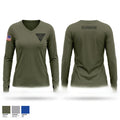 Gila County Regional SWAT Women's Long Sleeve V-neck Shirt - 1