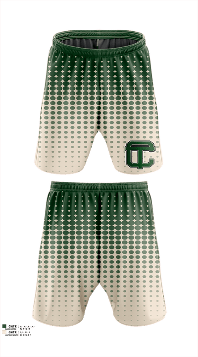 Cass Tech Girls Varsity Tennis Athletic Shorts With Pockets - 1
