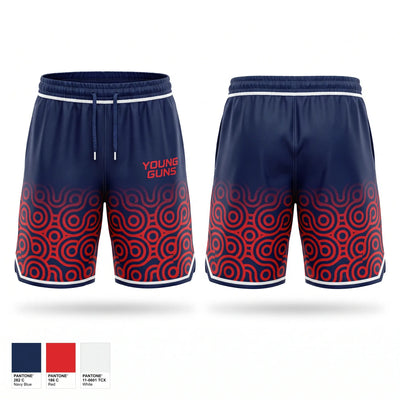 YOUNG GUNS Athletic Shorts With Pockets - 1