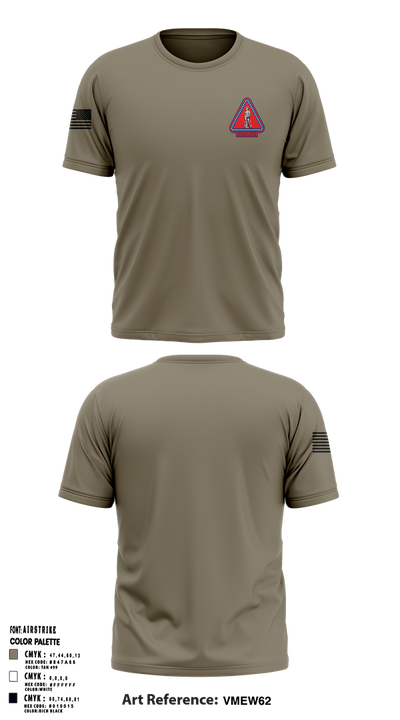 Recruiting and retention battalion Old School Cotton Feel Shirt - 1