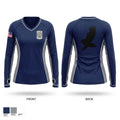 Triton Raiders 93543758 Women's Long Sleeve V-neck Shirt - 1