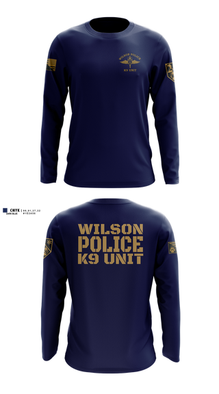 Long Sleeve Performance Shirt, K9, Police, Teamtime, Team time, sublimation, custom sports apparel, team uniforms, spirit wear, spiritwear, sports uniforms, custom shirts, team store, custom team store, fundraiser sports, apparel fundraiser