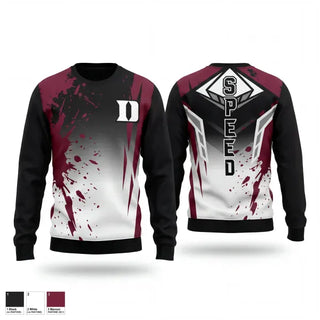 Crew Neck Sweatshirt, Devine Speed, Track & Field, Teamtime, Team time, sublimation, custom sports apparel, team uniforms, spirit wear, spiritwear, sports uniforms, custom shirts, team store, custom team store, fundraiser sports, apparel fundraiser