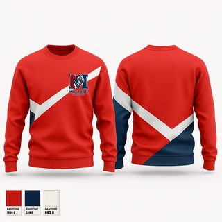 Crew Neck Sweatshirt, Mull Mustangs, Men's Basketball, Teamtime, Team time, sublimation, custom sports apparel, team uniforms, spirit wear, spiritwear, sports uniforms, custom shirts, team store, custom team store, fundraiser sports, apparel fundraiser