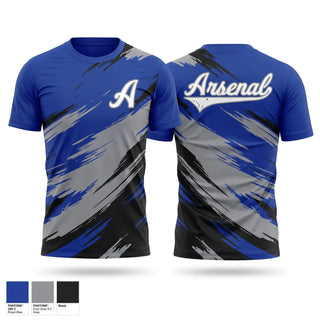 Short Sleeve Performance Shirt, Alaska Arsenal, Softball, Teamtime, Team time, sublimation, custom sports apparel, team uniforms, spirit wear, spiritwear, sports uniforms, custom shirts, team store, custom team store, fundraiser sports, apparel fundraiser