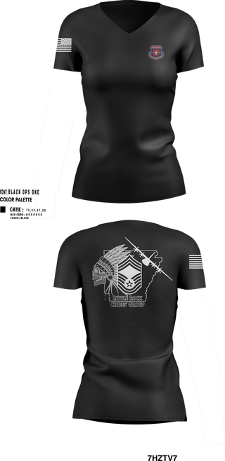 Womens Short Sleeve Vneck Shirt, LRAFB Chiefs Group, , Teamtime, Team time, sublimation, custom sports apparel, team uniforms, spirit wear, spiritwear, sports uniforms, custom shirts, team store, custom team store, fundraiser sports, apparel fundraiser