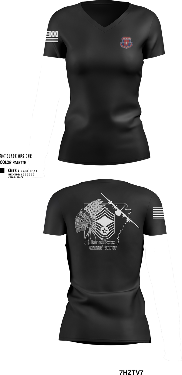 Womens Short Sleeve Vneck Shirt, LRAFB Chiefs Group, , Teamtime, Team time, sublimation, custom sports apparel, team uniforms, spirit wear, spiritwear, sports uniforms, custom shirts, team store, custom team store, fundraiser sports, apparel fundraiser