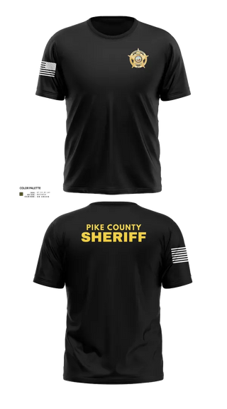 Short Sleeve Performance Shirt, Pike County Sheriffs Office, Police, Teamtime, Team time, sublimation, custom sports apparel, team uniforms, spirit wear, spiritwear, sports uniforms, custom shirts, team store, custom team store, fundraiser sports, apparel fundraiser