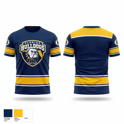 Florida Bulldogs Hockey 40347739 Short Sleeve Performance Shirt - 1