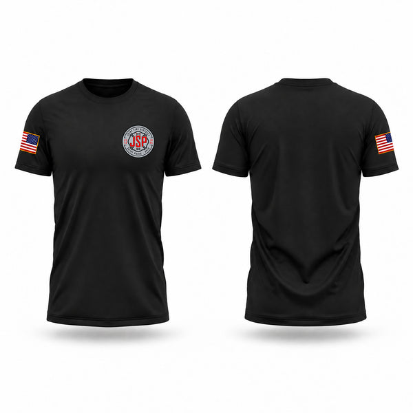 Old School Cotton Feel Shirt, JSP FIRE, EMS/EMT, Teamtime, Team time, sublimation, custom sports apparel, team uniforms, spirit wear, spiritwear, sports uniforms, custom shirts, team store, custom team store, fundraiser sports, apparel fundraiser