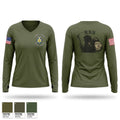 RSS Clarksville 34212449 Women's Long Sleeve V-neck Shirt - 1