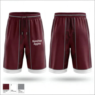 Athletic Shorts With Pockets, Hamilton Aggies, Baseball, Teamtime, Team time, sublimation, custom sports apparel, team uniforms, spirit wear, spiritwear, sports uniforms, custom shirts, team store, custom team store, fundraiser sports, apparel fundraiser