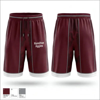 Hamilton Aggies 72800811 Athletic Shorts With Pockets - 1