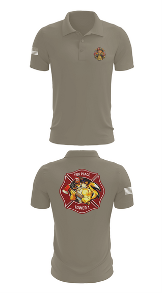 Short Sleeve Performance Polo, Pageland fire department, Fire Department, Teamtime, Team time, sublimation, custom sports apparel, team uniforms, spirit wear, spiritwear, sports uniforms, custom shirts, team store, custom team store, fundraiser sports, apparel fundraiser