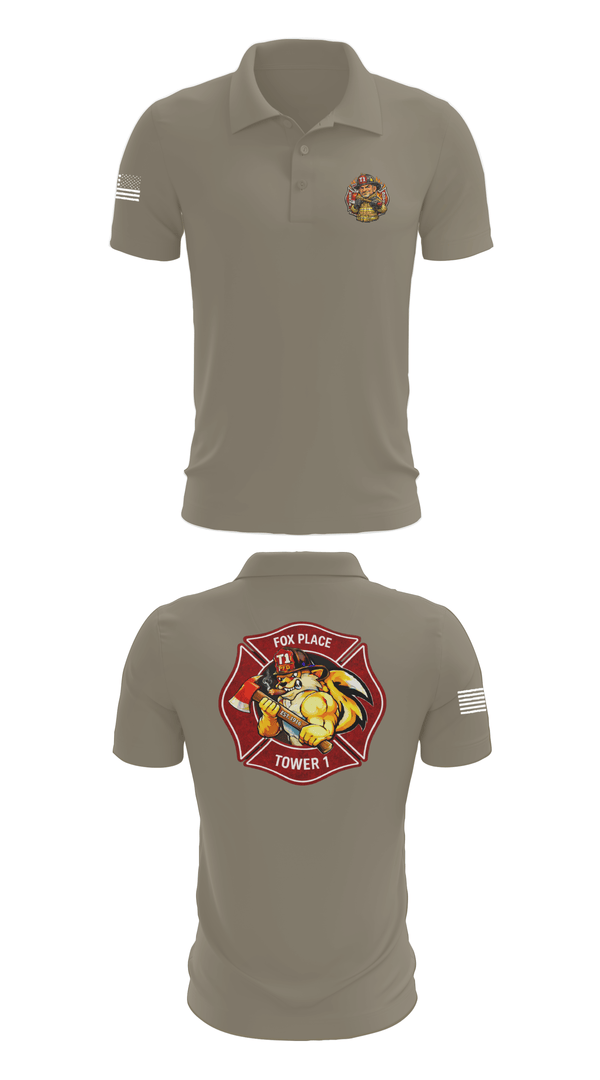 Short Sleeve Performance Polo, Pageland fire department, Fire Department, Teamtime, Team time, sublimation, custom sports apparel, team uniforms, spirit wear, spiritwear, sports uniforms, custom shirts, team store, custom team store, fundraiser sports, apparel fundraiser