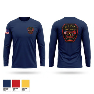 Long Sleeve Performance Shirt, Etowah Fire and Rescue, Fire Department, Teamtime, Team time, sublimation, custom sports apparel, team uniforms, spirit wear, spiritwear, sports uniforms, custom shirts, team store, custom team store, fundraiser sports, apparel fundraiser