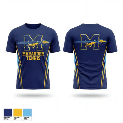 Monache High School Tennis 60800672 Short Sleeve Performance Shirt - 1