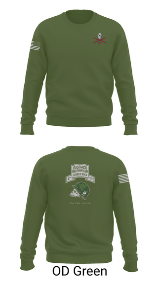 Crew Neck Sweatshirt, Charlie Rock, 4-31 IN, 2IBCT, 10MTN, , Teamtime, Team time, sublimation, custom sports apparel, team uniforms, spirit wear, spiritwear, sports uniforms, custom shirts, team store, custom team store, fundraiser sports, apparel fundraiser