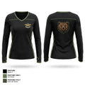 330th 93069245 Women's Long Sleeve V-neck Shirt - 1
