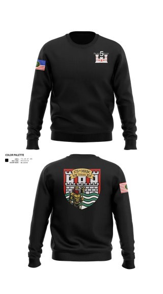 Crew Neck Sweatshirt, 175th MRBC, , Teamtime, Team time, sublimation, custom sports apparel, team uniforms, spirit wear, spiritwear, sports uniforms, custom shirts, team store, custom team store, fundraiser sports, apparel fundraiser