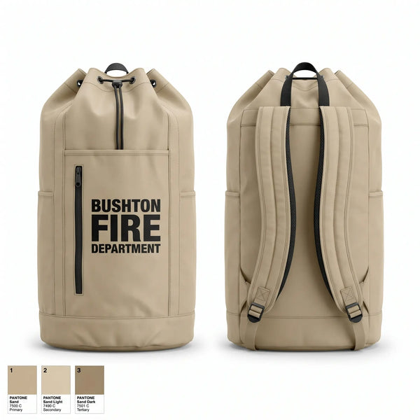 Gear Bag, Bushton Fire Department, Fire Department, Teamtime, Team time, sublimation, custom sports apparel, team uniforms, spirit wear, spiritwear, sports uniforms, custom shirts, team store, custom team store, fundraiser sports, apparel fundraiser