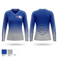 CAM Shooting 61830461 Women's Long Sleeve V-neck Shirt - 1