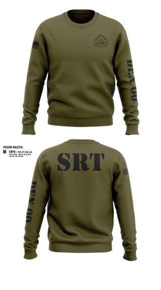 Crew Neck Sweatshirt, Denver Special Response Team, Police, Teamtime, Team time, sublimation, custom sports apparel, team uniforms, spirit wear, spiritwear, sports uniforms, custom shirts, team store, custom team store, fundraiser sports, apparel fundraiser