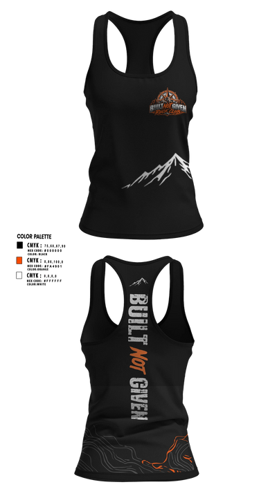 Built Not Given Ruck Club Women's Track Singlet - 11