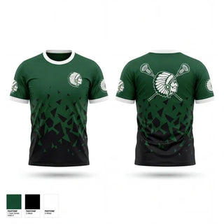 Old School Cotton Feel Shirt, Billerica Indians, Men's Lacrosse, Teamtime, Team time, sublimation, custom sports apparel, team uniforms, spirit wear, spiritwear, sports uniforms, custom shirts, team store, custom team store, fundraiser sports, apparel fundraiser