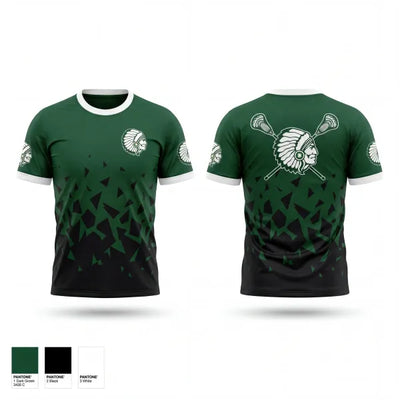 Billerica Indians 14721294 Old School Cotton Feel Shirt - 1