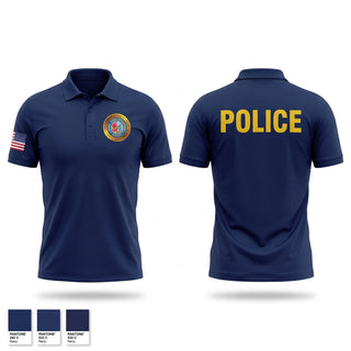Short Sleeve Performance Polo, Perth Amboy Police, Police, Teamtime, Team time, sublimation, custom sports apparel, team uniforms, spirit wear, spiritwear, sports uniforms, custom shirts, team store, custom team store, fundraiser sports, apparel fundraiser