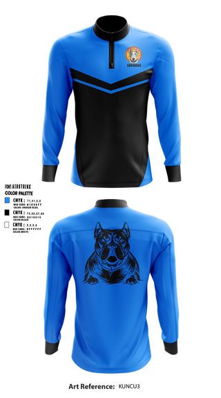 Quarter Zip Jacket, ILUVDOGZ, , Teamtime, Team time, sublimation, custom sports apparel, team uniforms, spirit wear, spiritwear, sports uniforms, custom shirts, team store, custom team store, fundraiser sports, apparel fundraiser