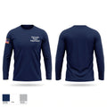 Plymouth Police Department Long Sleeve Performance Shirt - 1