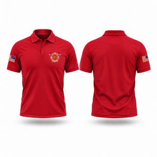 Short Sleeve Performance Polo, Randolph Volunteer Fire Department, Fire Department, Teamtime, Team time, sublimation, custom sports apparel, team uniforms, spirit wear, spiritwear, sports uniforms, custom shirts, team store, custom team store, fundraiser sports, apparel fundraiser