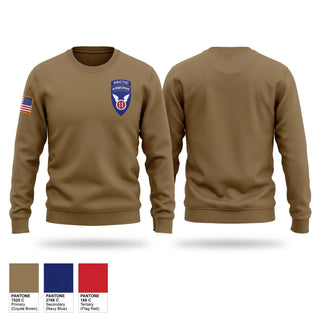 Crew Neck Sweatshirt, Arctic Angels, Army, Teamtime, Team time, sublimation, custom sports apparel, team uniforms, spirit wear, spiritwear, sports uniforms, custom shirts, team store, custom team store, fundraiser sports, apparel fundraiser