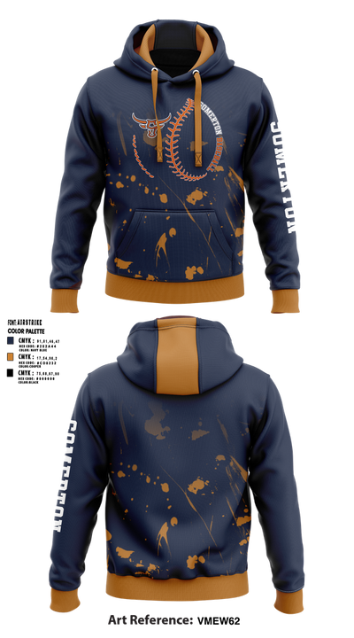 Somerton Toros Baseball 88801798 Hoodie - 1