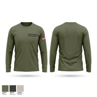 Long Sleeve Performance Shirt, Apprehension and Enforcement Unit, Police, Teamtime, Team time, sublimation, custom sports apparel, team uniforms, spirit wear, spiritwear, sports uniforms, custom shirts, team store, custom team store, fundraiser sports, apparel fundraiser